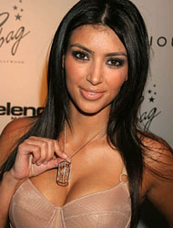 Black Celebrity Kim Kardashian