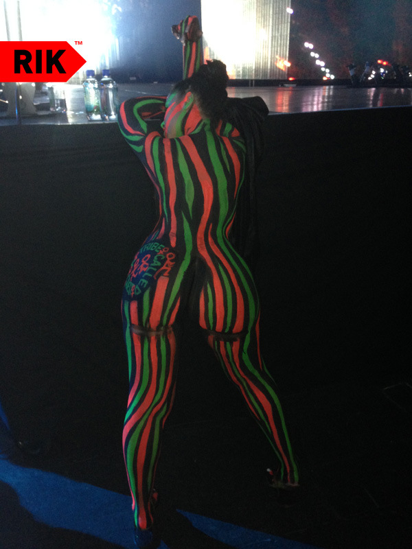 Stephanie Santiago in Body Paint