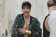 Rihanna Nipple Slip Vogue Brasil Photoshoot 2014